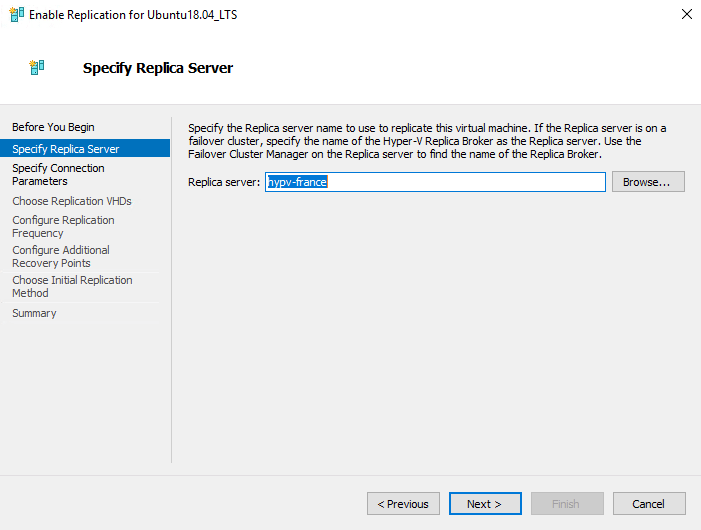 Hyper-V-replication