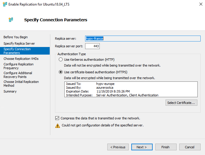 Hyper-V-replication