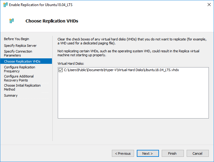 Hyper-V-replication