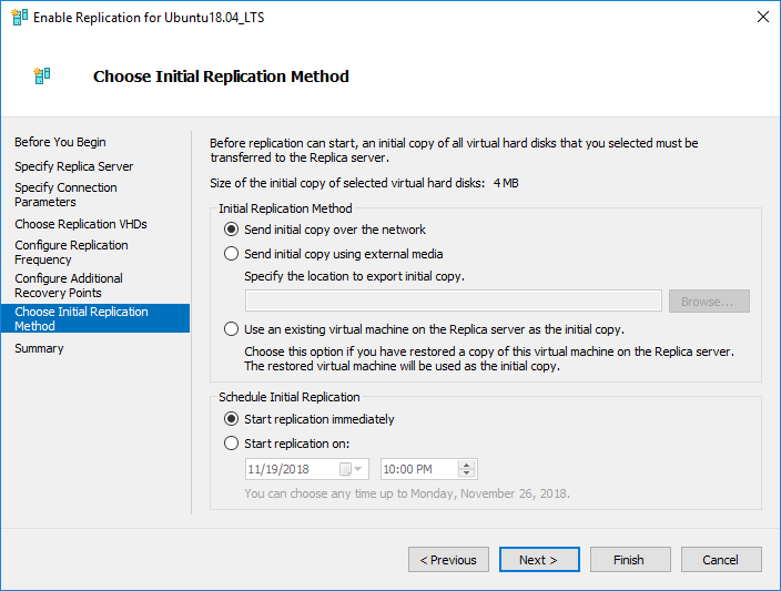 Hyper-V-replication