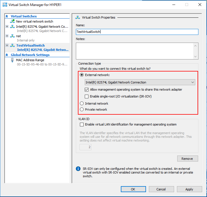 How To Create A Virtual Switch In Hyper V Virtual Machine