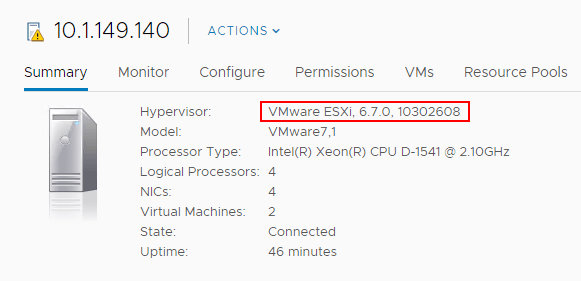 VMware vSphere 6.7