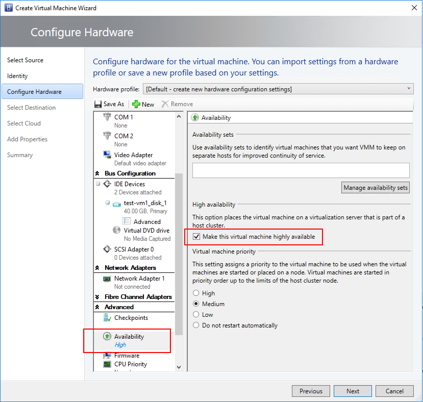 Windows-server-Hyper-V-Cluster