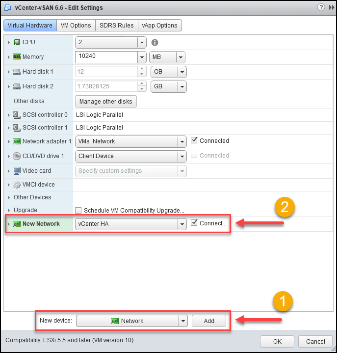 vCenter-HA-installation