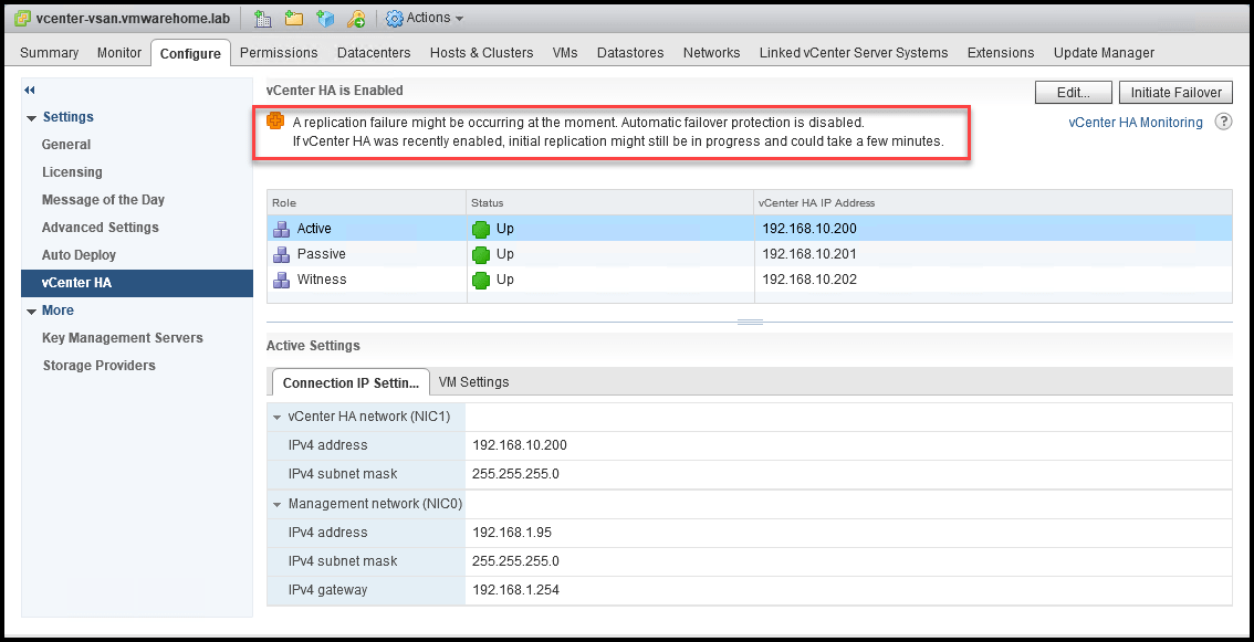 vCenter-HA-installation