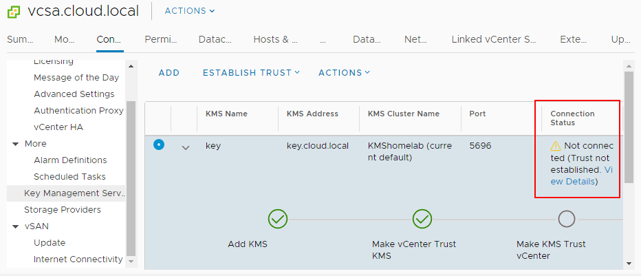 VMware vSphere Virtual Machine Encryption