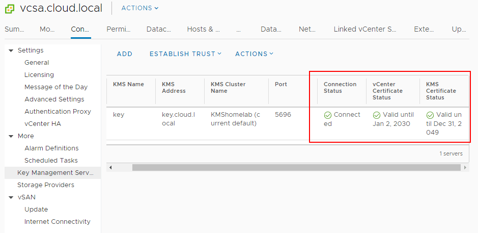 VMware vSphere Virtual Machine Encryption