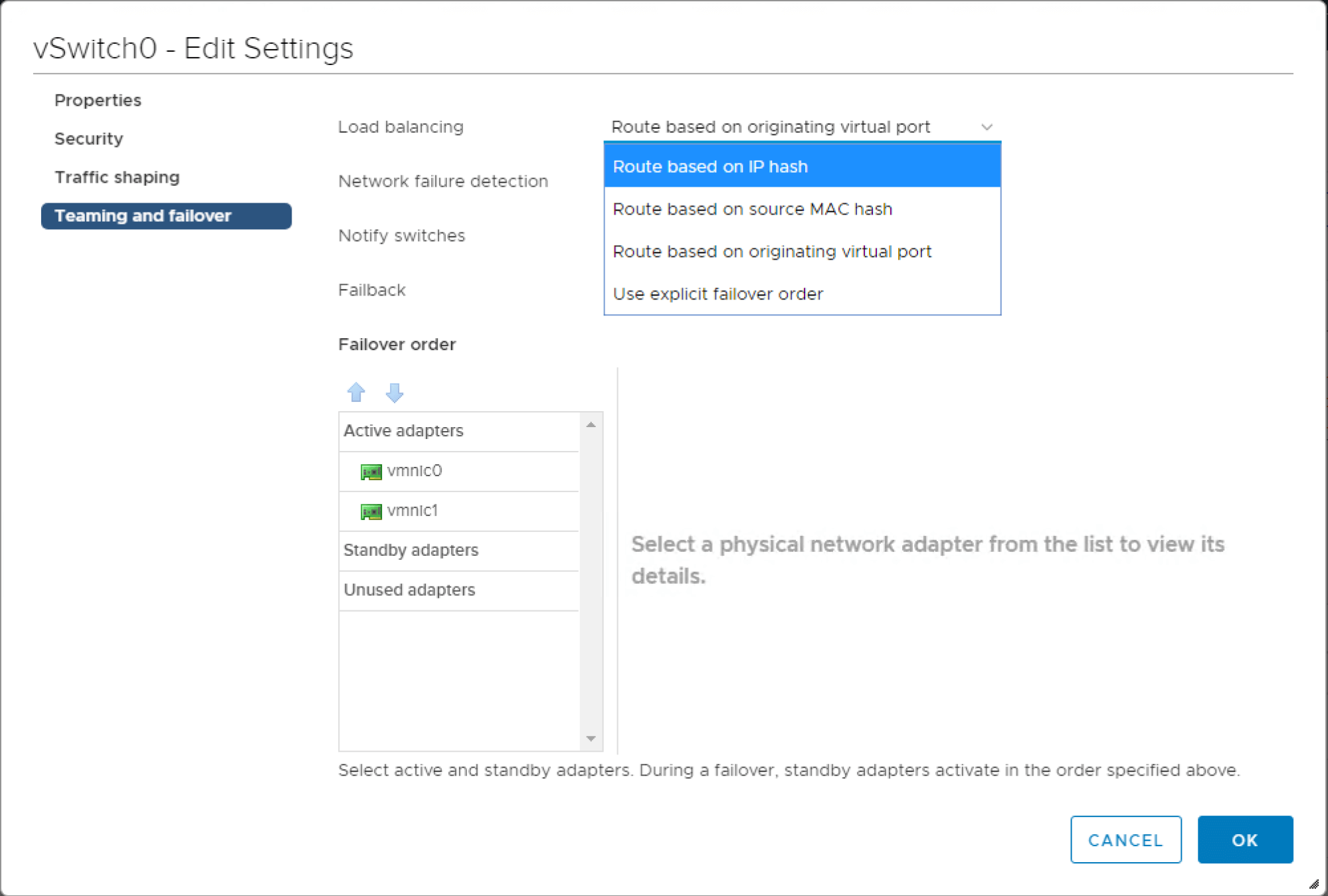 Configuring-the-Teaming-and-failover