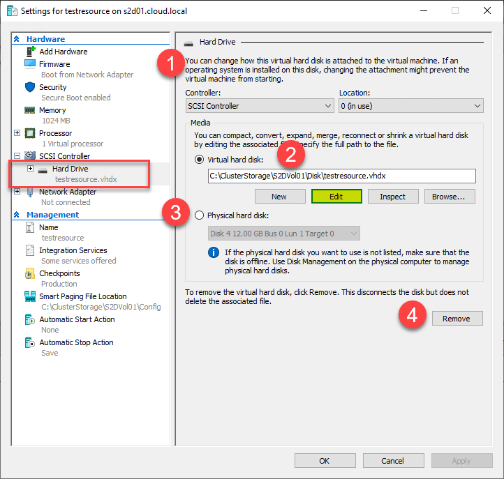 Configure Basic Hyper-V Virtual Machine