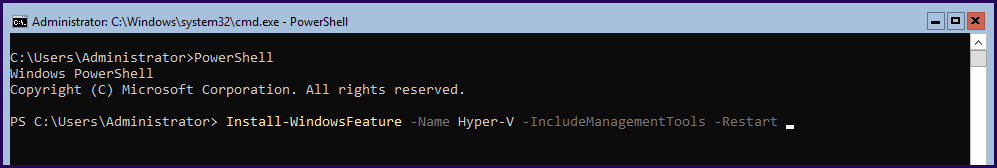 Install and Configure Hyper-V in Windows Server