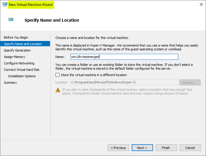 How to Merge Hyper-V Checkpoints using Hyper-V Manager and Powershell