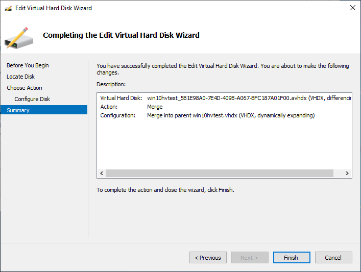 How to Merge Hyper-V Checkpoints using Hyper-V Manager and Powershell