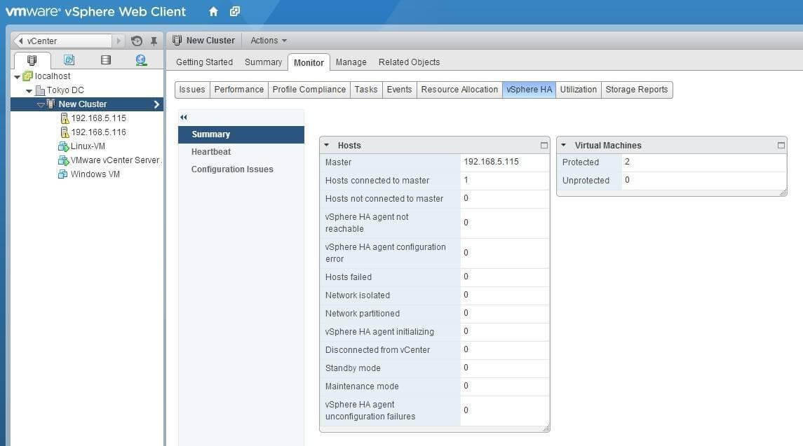 vSphere-High-Availability-Cluster