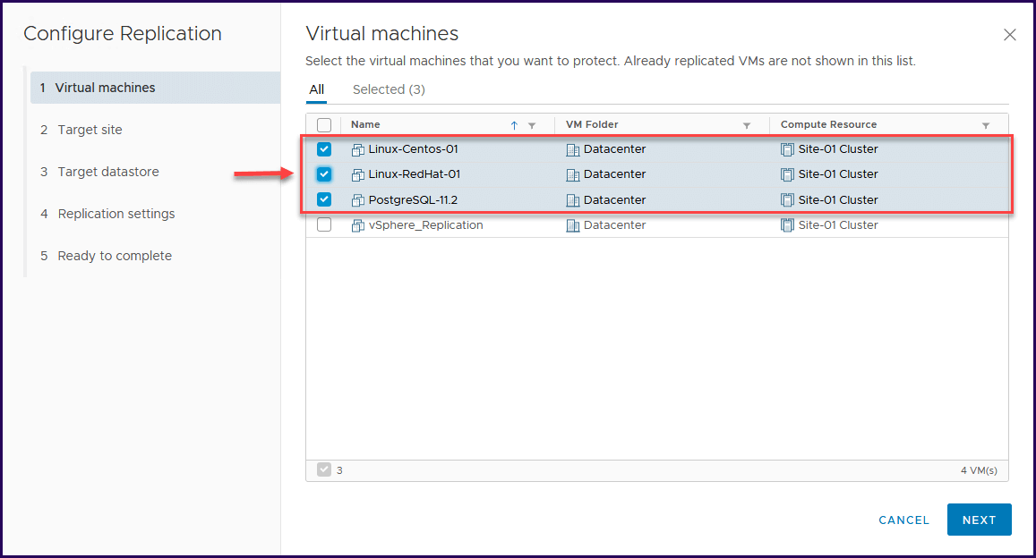 Vmware vsphere replication настройка