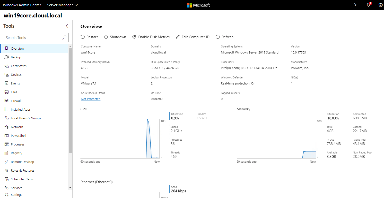 How to Manage Windows Server Core - vembu.com