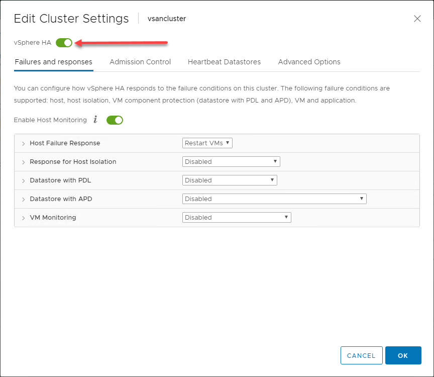 VMware HA and DRS