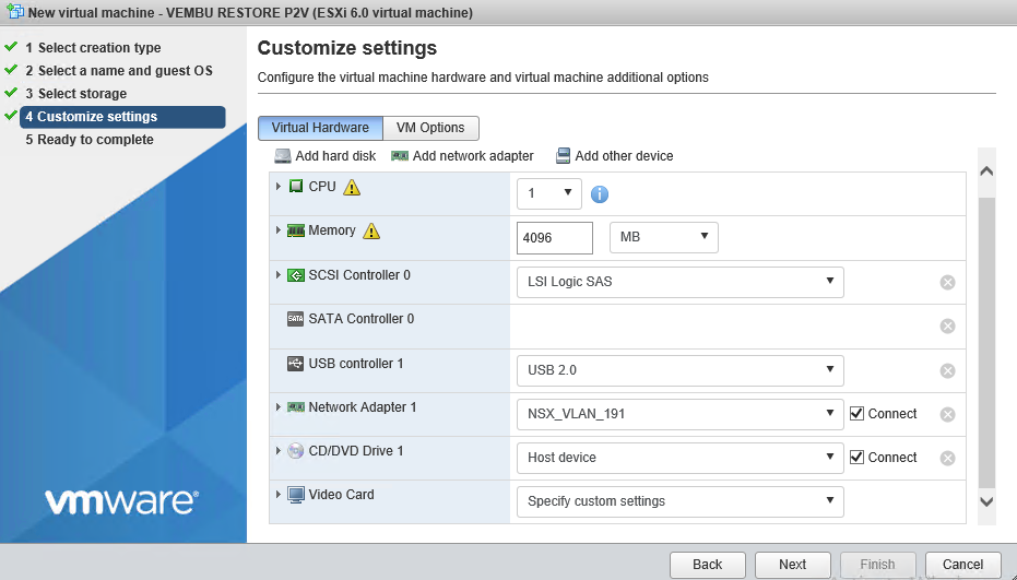 Physical to Virtual Migration