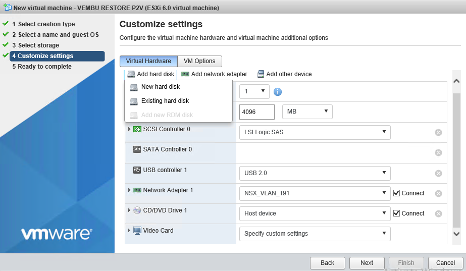 Physical to Virtual Migration