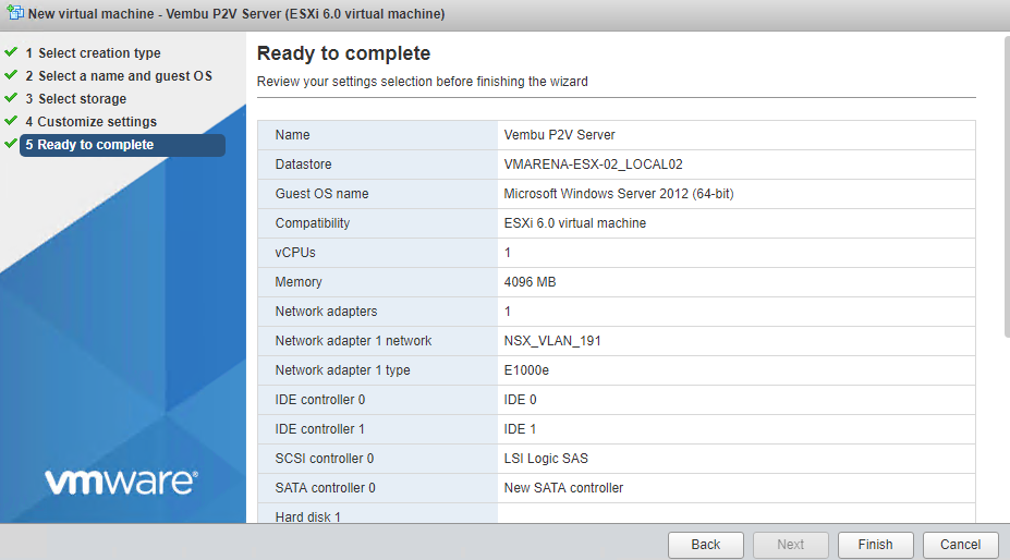 Physical to Virtual Migration