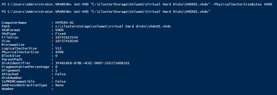 convert vhd to vmx