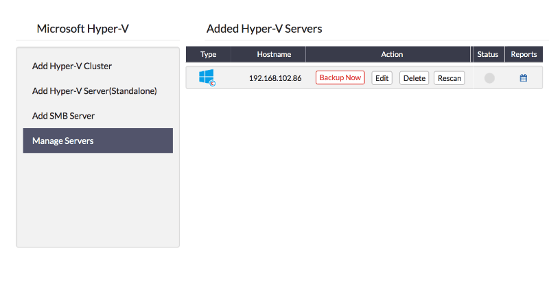 Hyper-V Backup