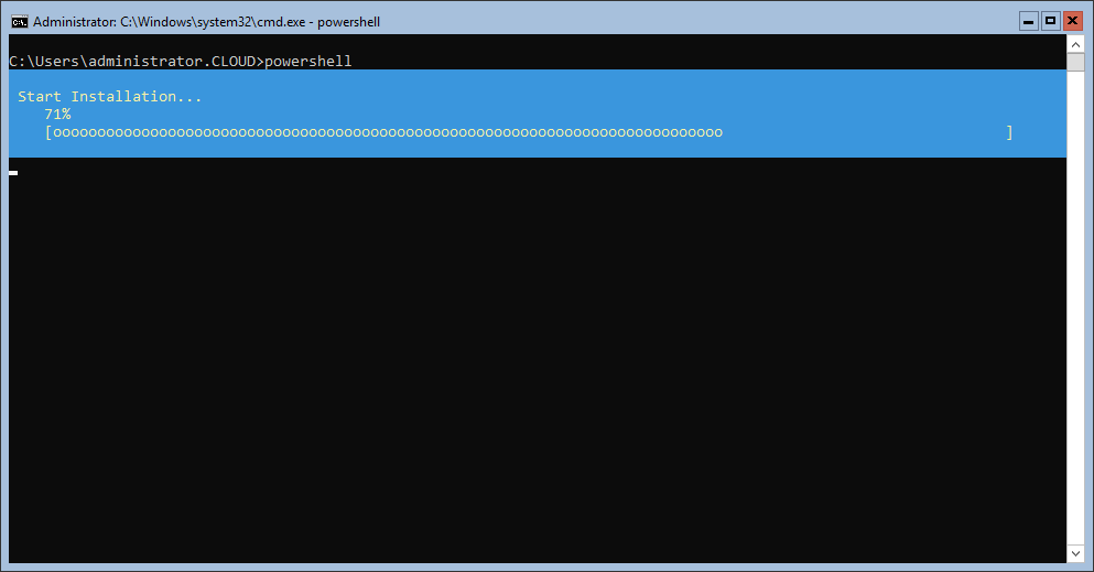 Installing the Hyper-V Role from the PowerShell command line