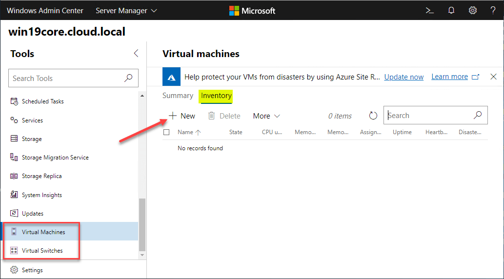 Managing Virtual Machines and Virtual Switches