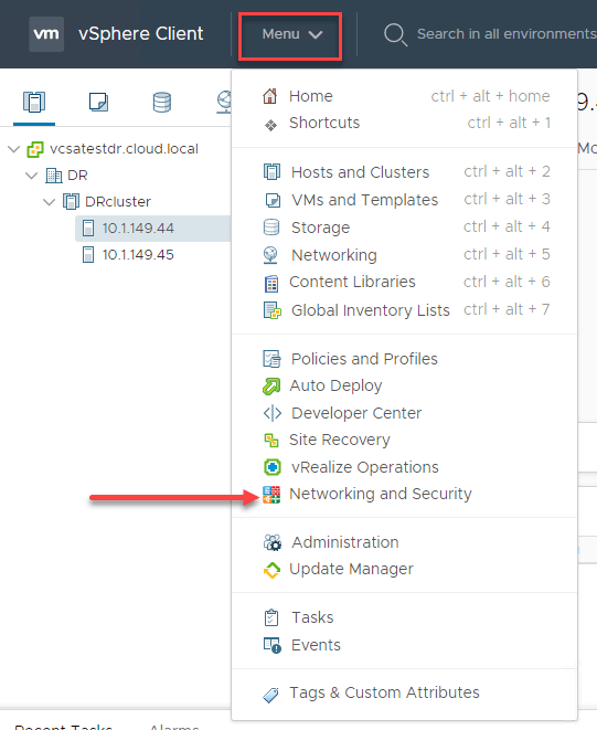 Deploying VMware NSX