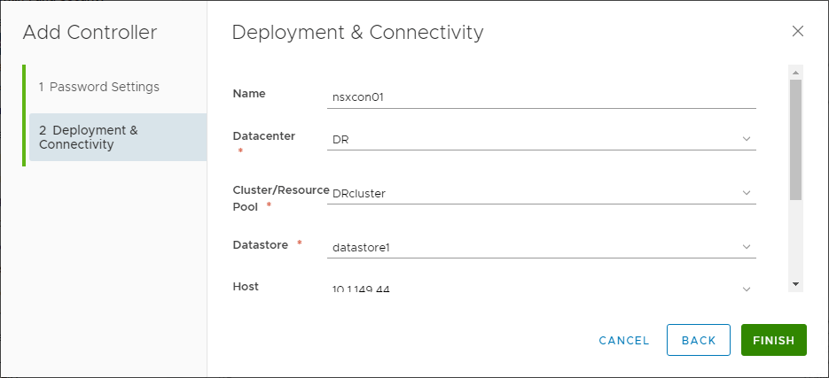 Deploying VMware NSX