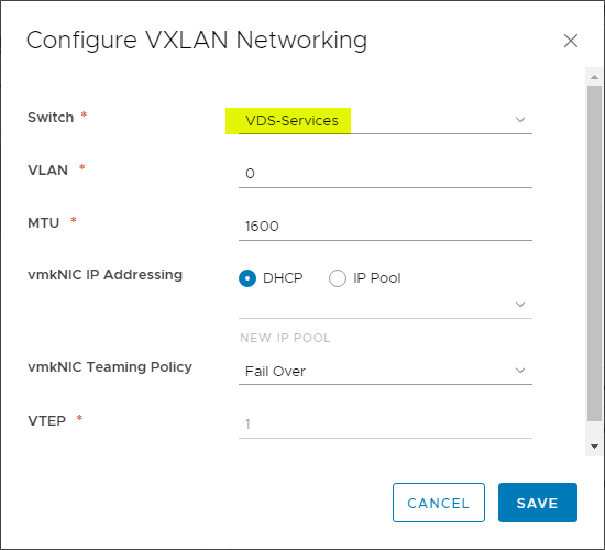 Deploying VMware NSX