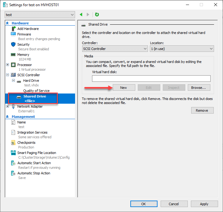 Create Guest Clusters with Hyper-V