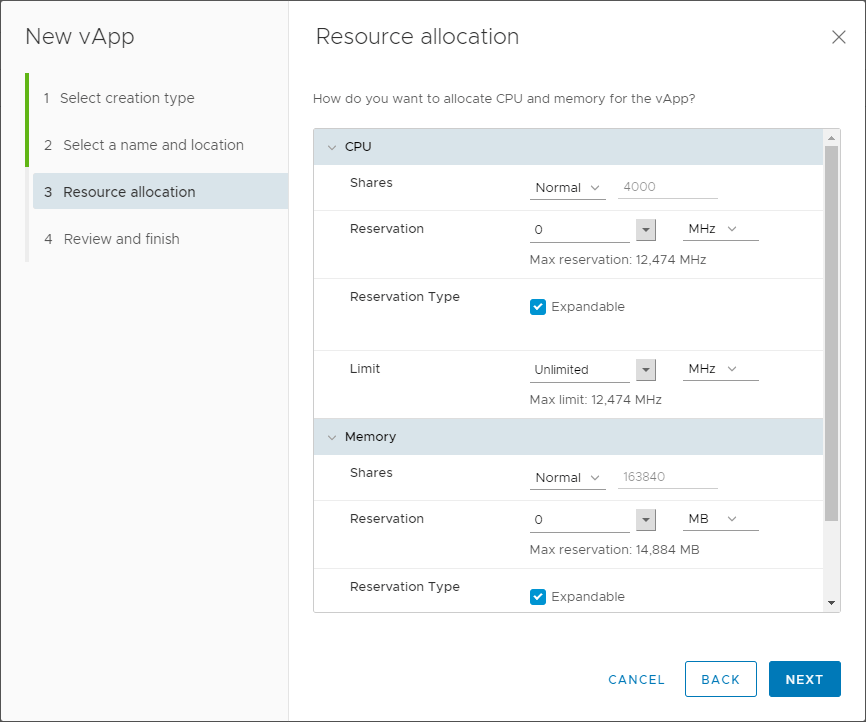 VMware vAPP