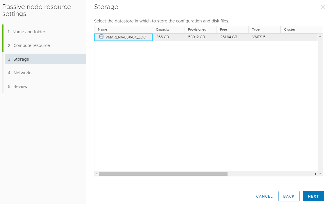 vCenter 6.7 High Availability Configuration