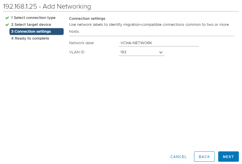 vCenter 6.7 High Availability Configuration