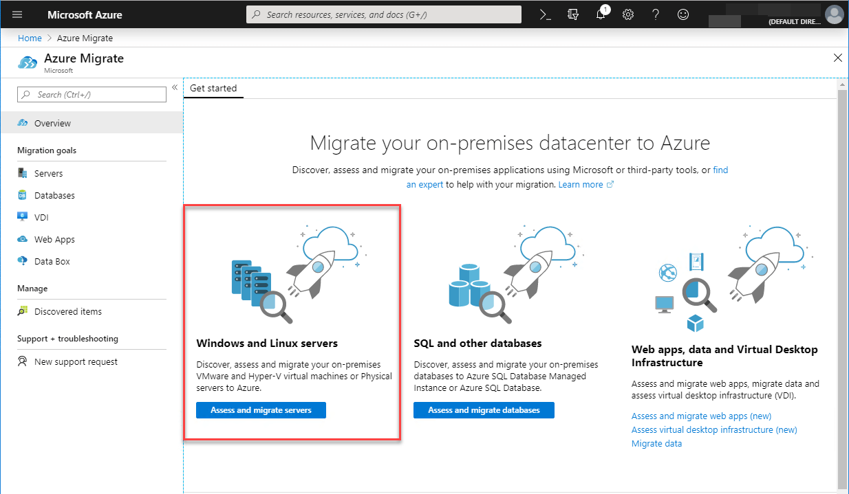 An introduction to Azure Migrate