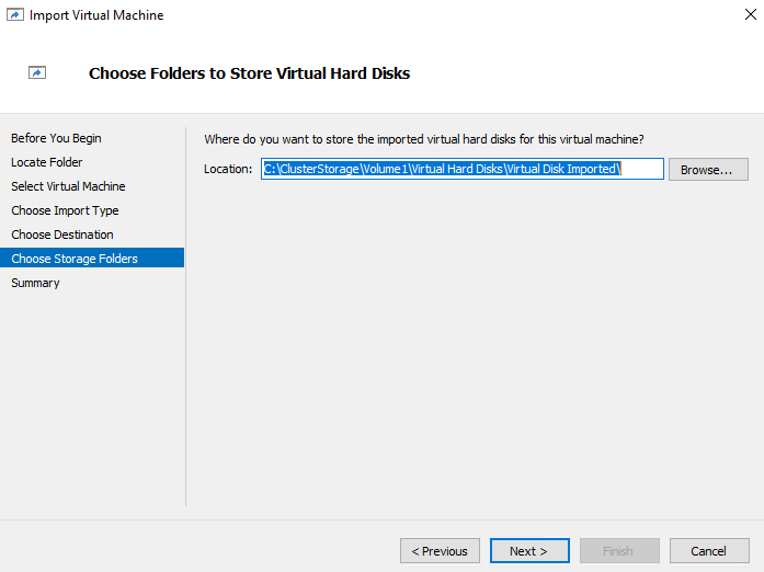 How to export and import VMs from Hyper-V