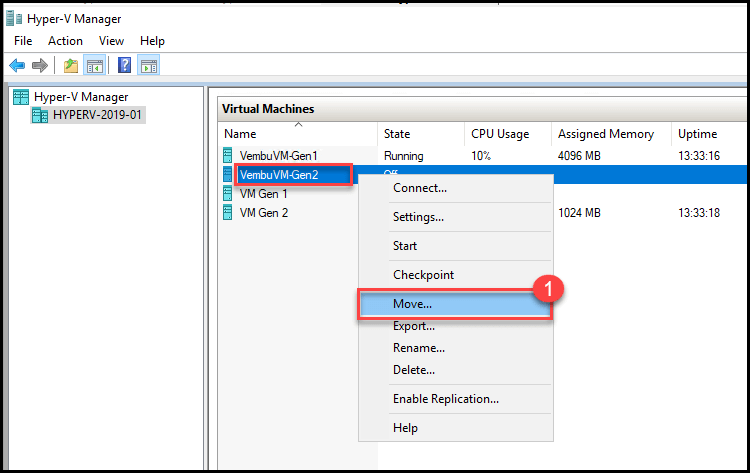 Hyper-V Live Migration