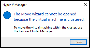 Hyper-V Live Migration