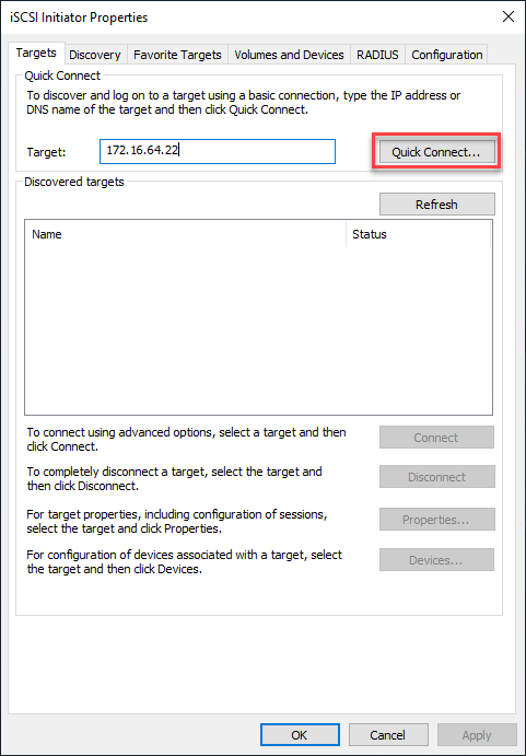 Configuring Hyper-V Shared Storage