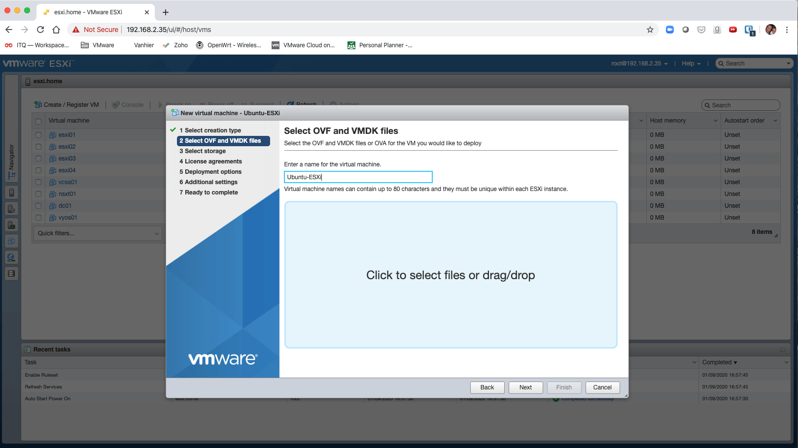 migrate VMs from VirtualBox to VMware