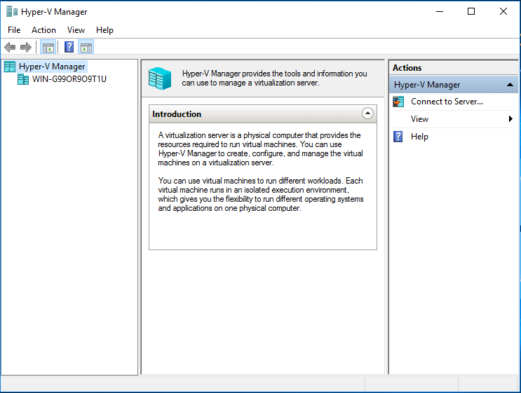 Hyper-V Versions Comparison