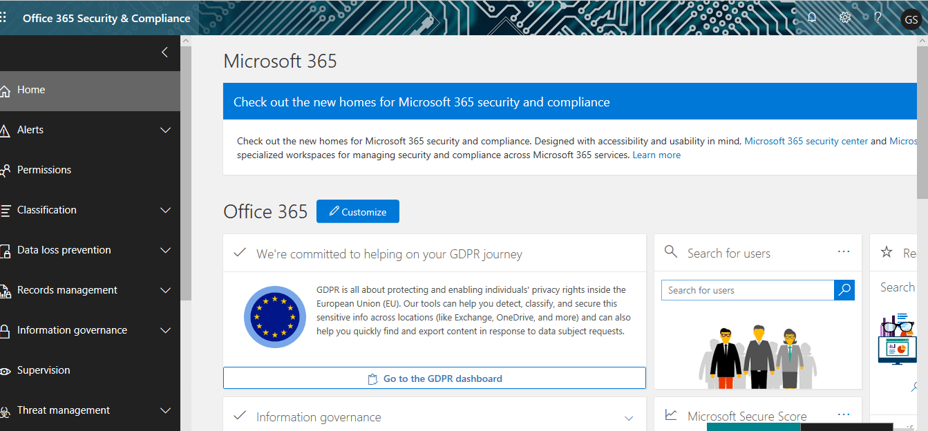 Microsoft 365 Security Center