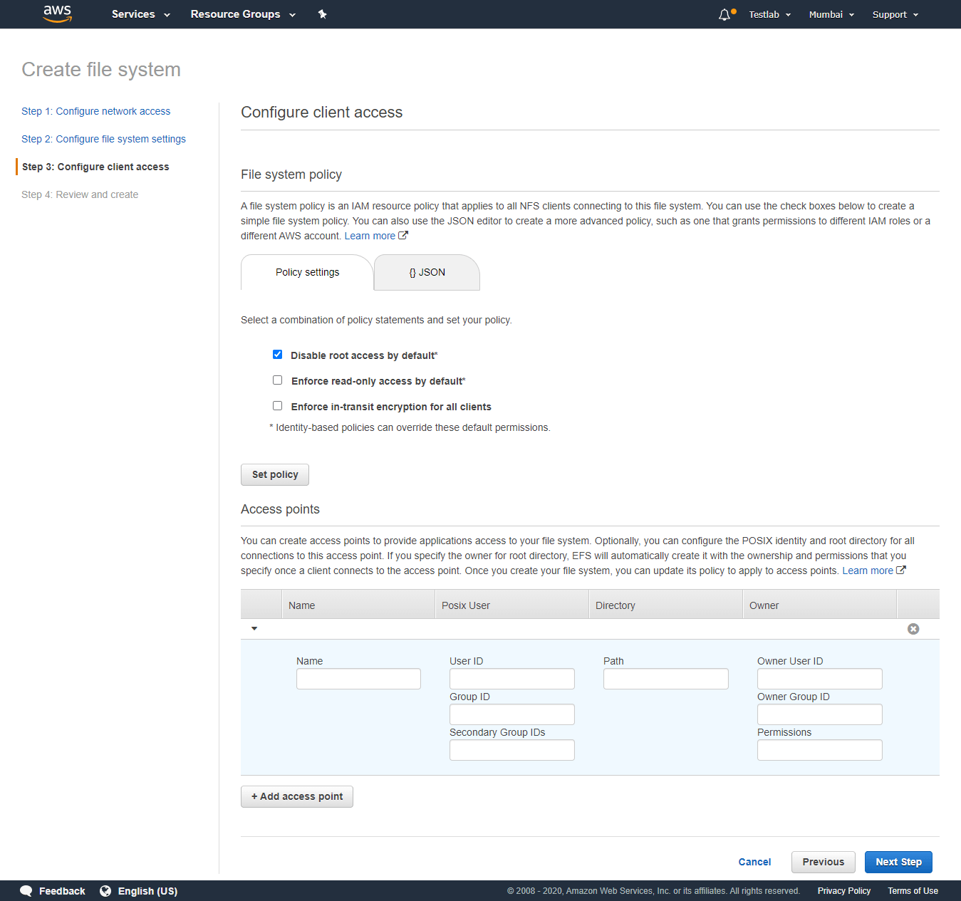 Amazon Elastic File System