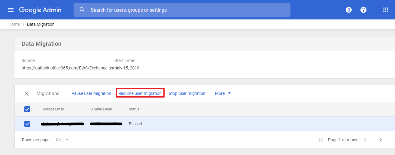 GSuite Data Migration