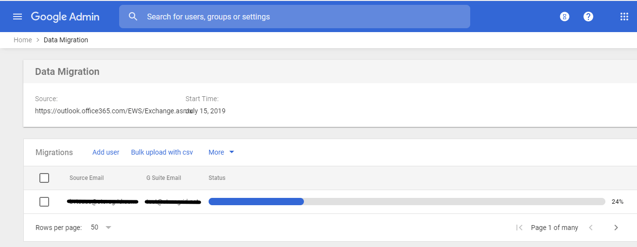 GSuite Data Migration