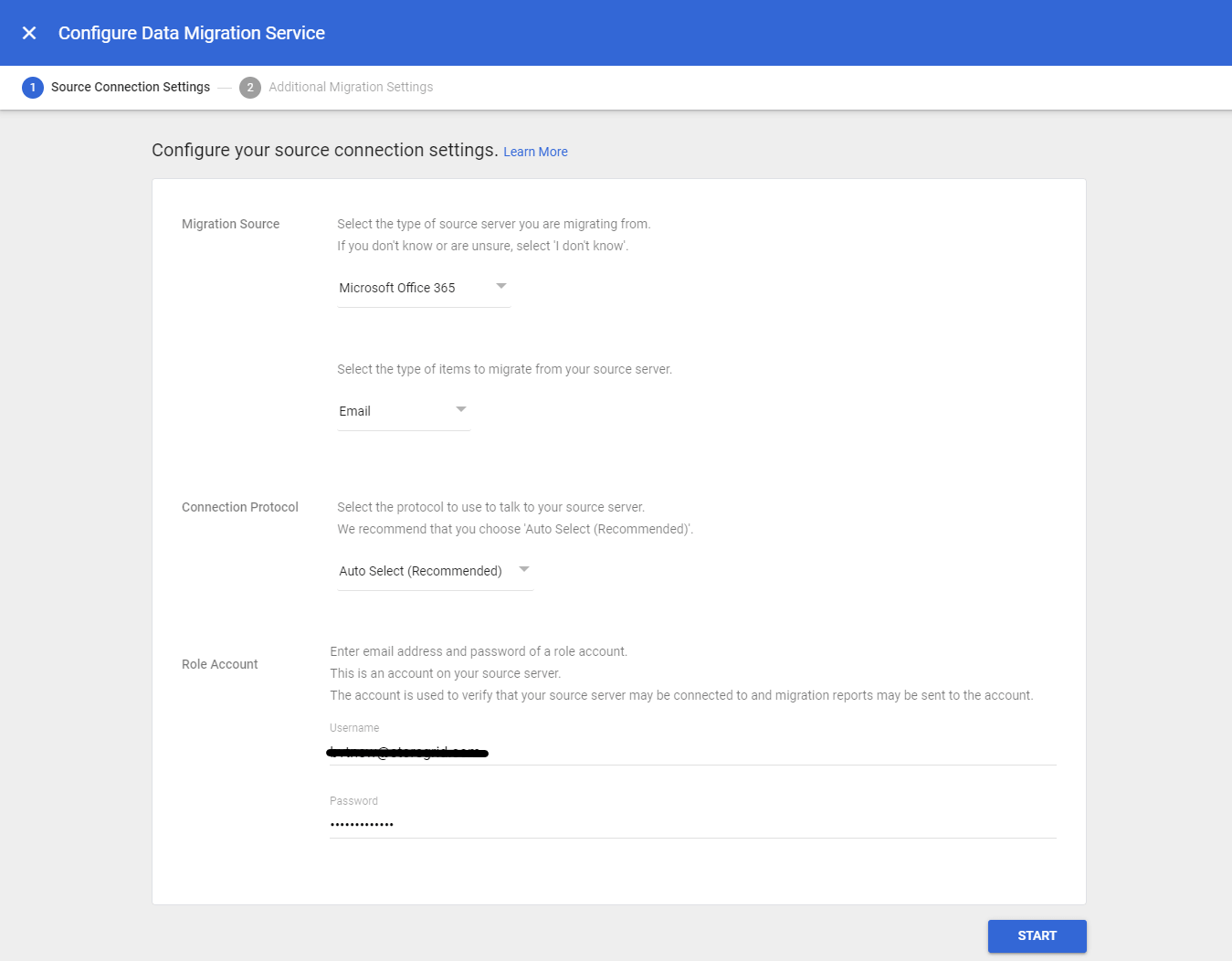 Account migration last call