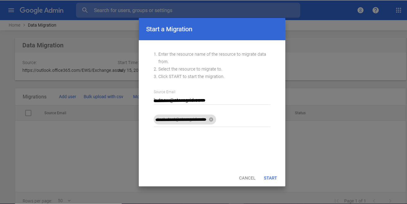 GSuite Data Migration