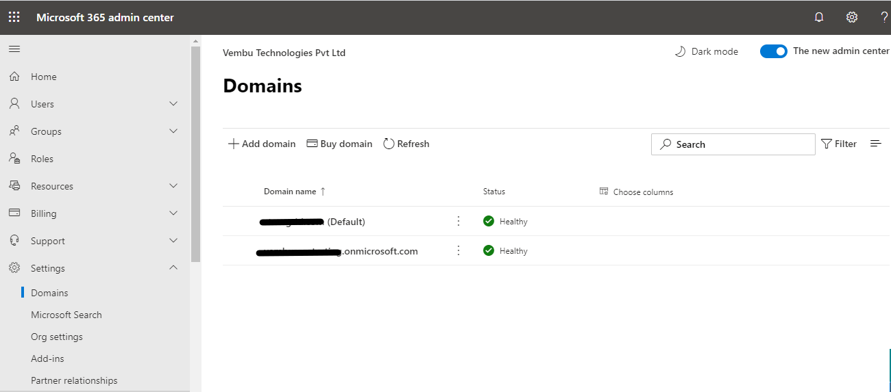 panel control gsuite