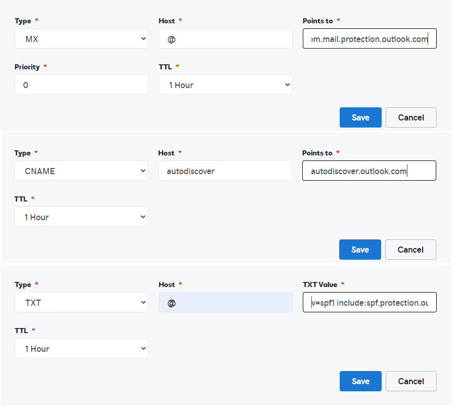 setup new domain with microsoft 365