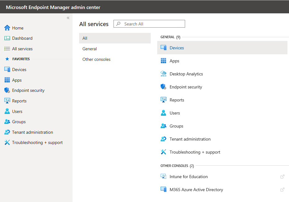 Microsoft endpoint manager